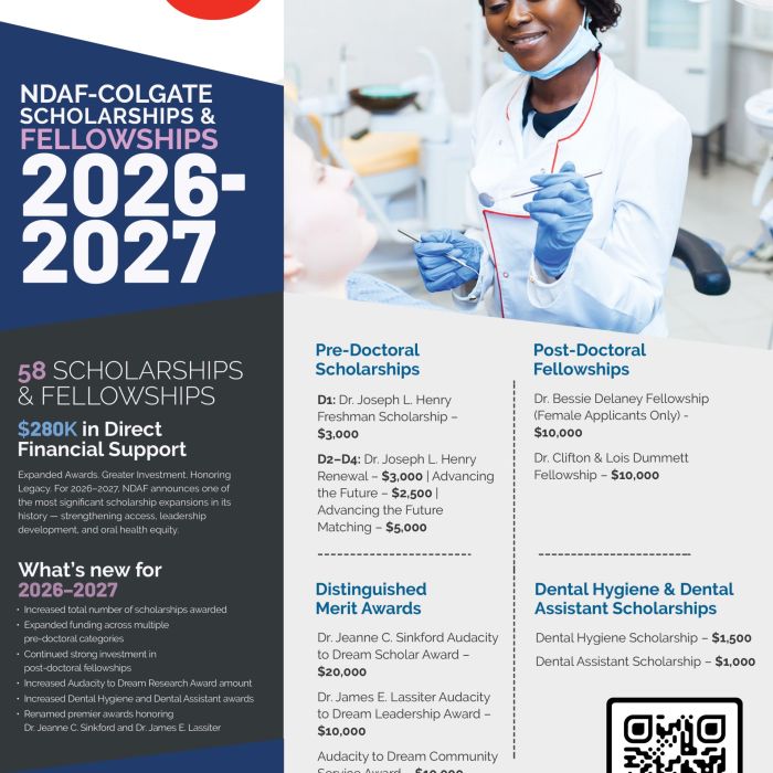 NDAF Colgate Scholarships & Fellowships